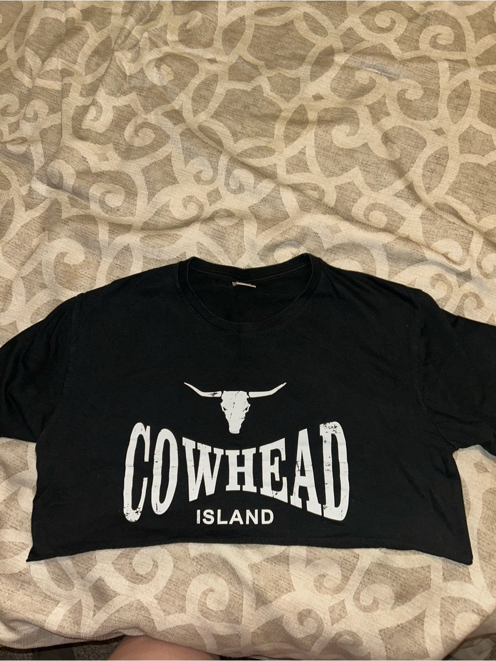 Black Graphic Women Tee